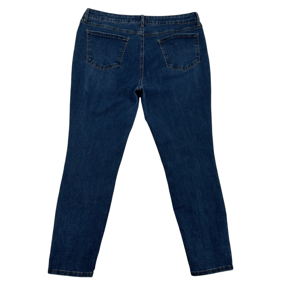 NYDJ  Skinny Jeans Blue Lift Tuck Technology High Rise Denim Comfy Women Size 14
